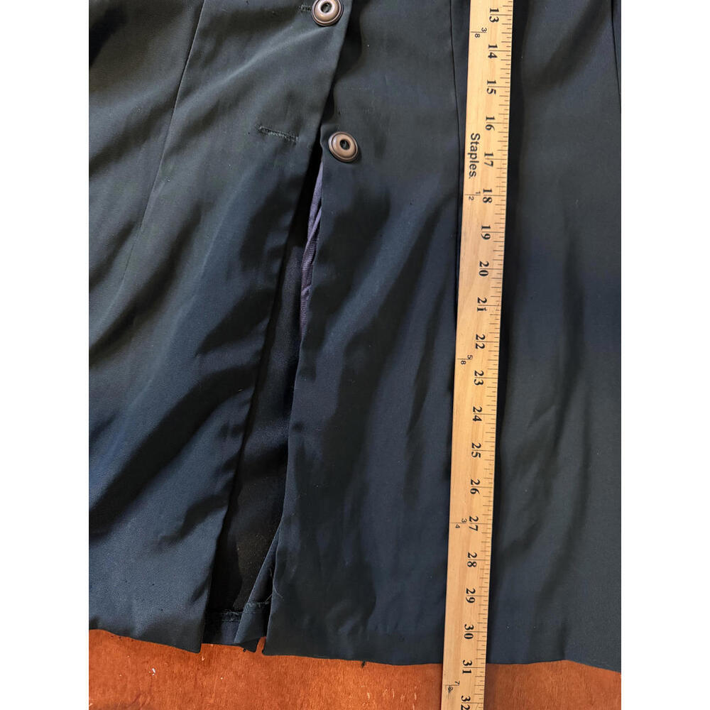 Vintage Splurge Dark Green Dress & Jacket Set |90s Minimalist |Made in USA |Sz M - Picture 6 of 9